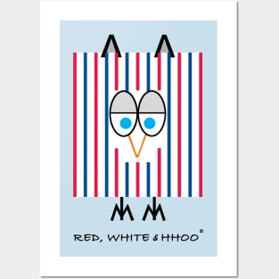 Red, White & Hhoo Posters and Art